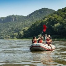 E-bikes & Rafting in the Elbe Canyon and Saxony