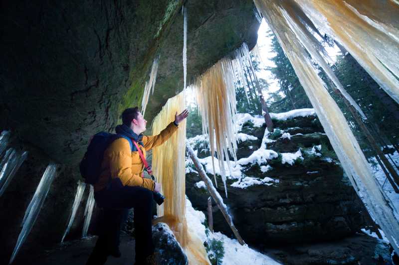 Fomations in Ice Cave | Northern Hikes - Czech tours